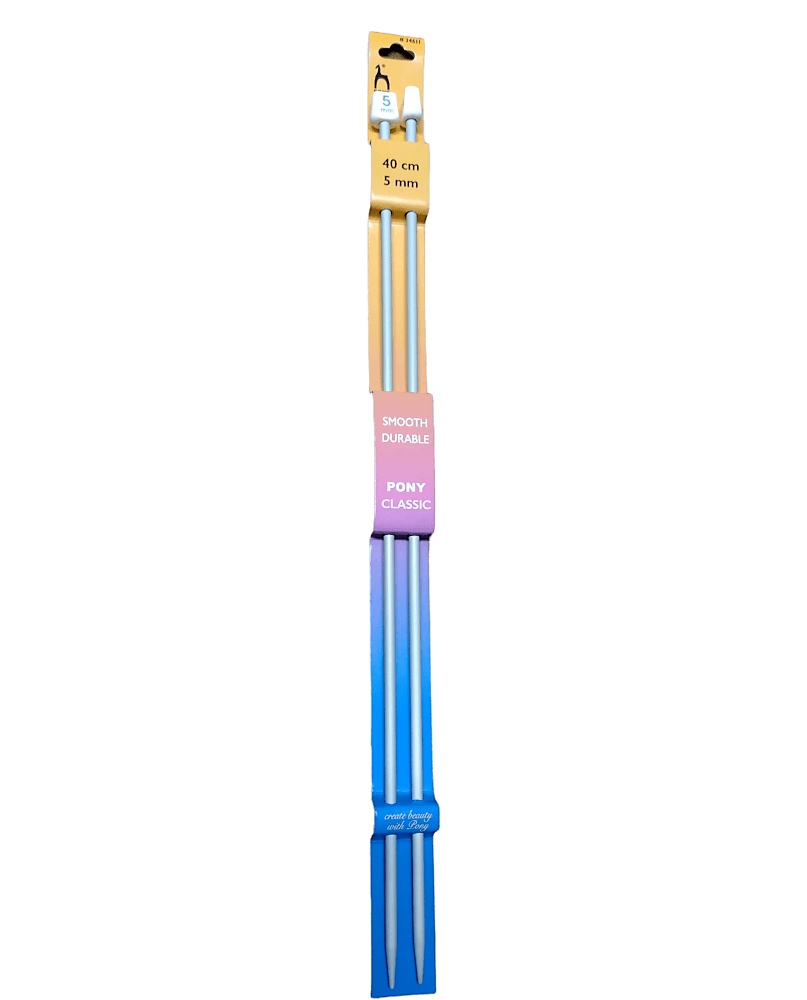 Coppia di Ferri da Maglia Pony, Lunghezza 40cm, 15 Misure – Merceria Fassio Coppia di Ferri da Maglia Pony, Lunghezza 40cm, 15 Misure – Merceria Fassio