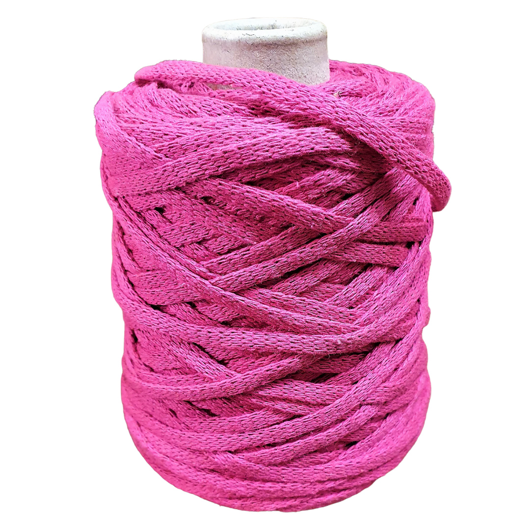Rotolo di fettuccia in polipropilene, 25 mm, colore fucsia, cinghia da Rotolo di fettuccia in polipropilene, 25 mm, colore fucsia, cinghia da
