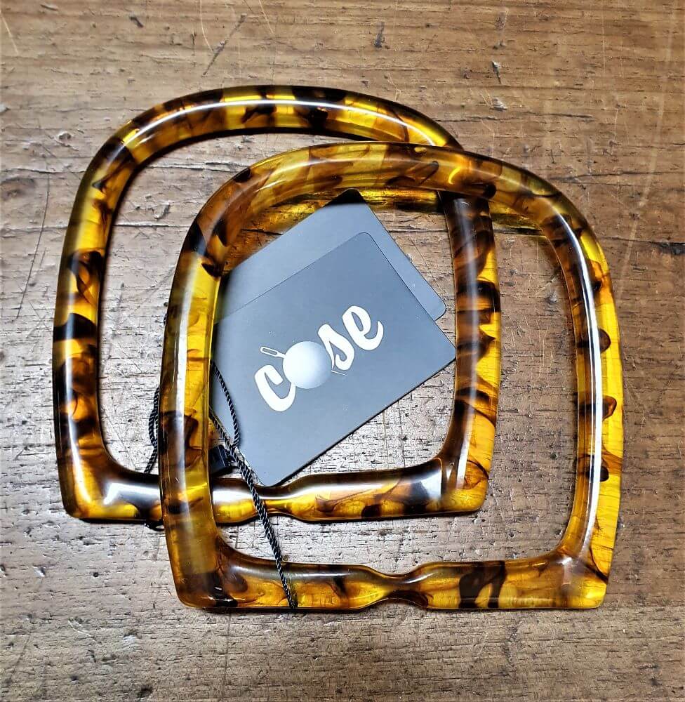 Ciondolo per borsa a forma di orecchio di cavallo Pelle Taurillon Ciondolo per borsa a forma di orecchio di cavallo Pelle Taurillon