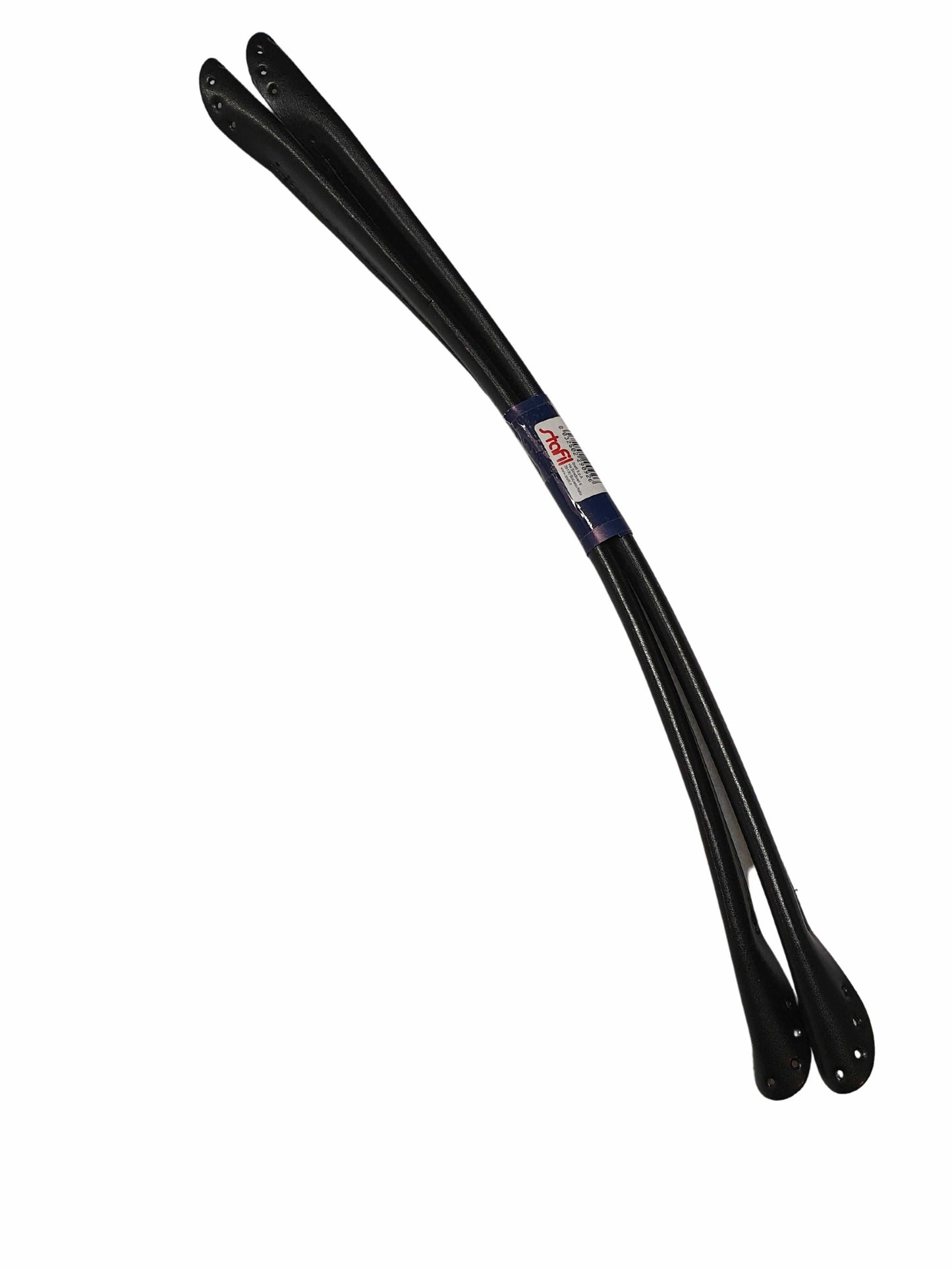 Coppia di Manici in Similpelle per Borsa Stafil Neri lunghezza 65 cm