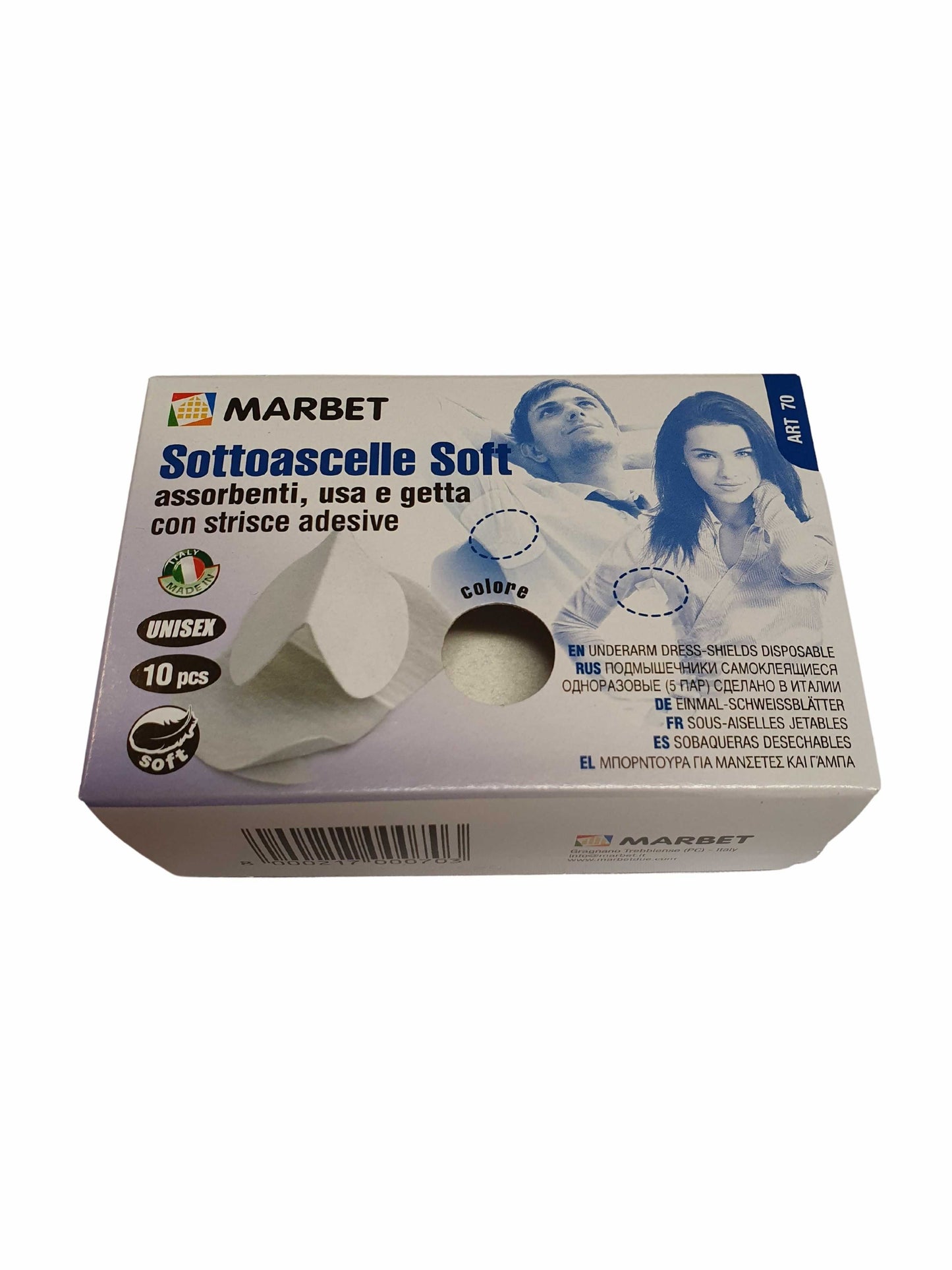 Sottoascelle Soft Usa e Getta Assorbenti Strisce Adesive Marbet