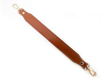 Tre Sfere Tracollina a mano in Similpelle per Borse Fai da Te con Moschettone Oro Lunghezza 37 cm