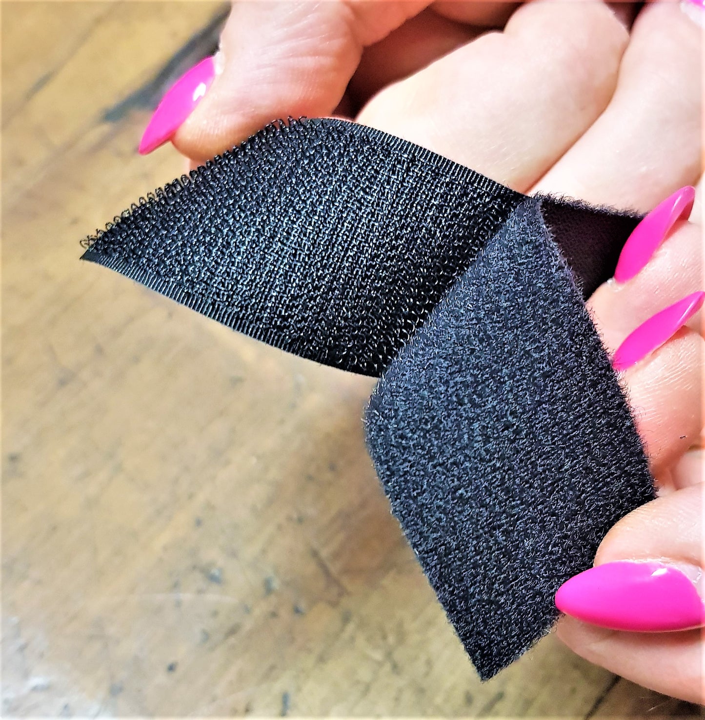 Velcro Nero Altezza 3 cm da Cucire pezza da 1 mt Maschio Femmina