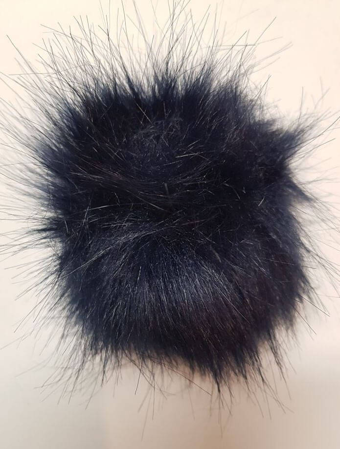 Set Di 6 Pompon In Pelliccia Sintetica MTO Pom Pom Pom In - Foto 5