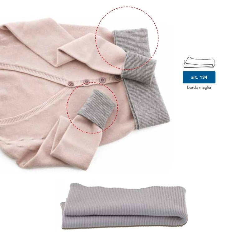 Bordo in Maglia Acrilico Marbet 134 Riparazioni Giubbotti Giacconi