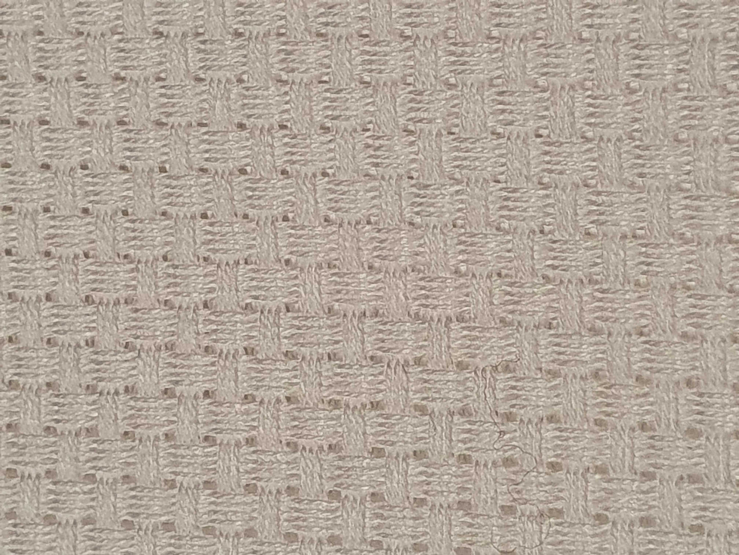 Etamone 25 Fori Bianco 100% Cotone Pezza da 1 Metro Ricamo Punto Croce