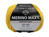 Lana Merino Maxy Tre Sfere 100% Naturale, Confezione da 500 grammi, 10 gomitoli, 16 colori
