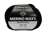Lana Merino Maxy Tre Sfere 100% Naturale, Confezione da 500 grammi, 10 gomitoli, 16 colori