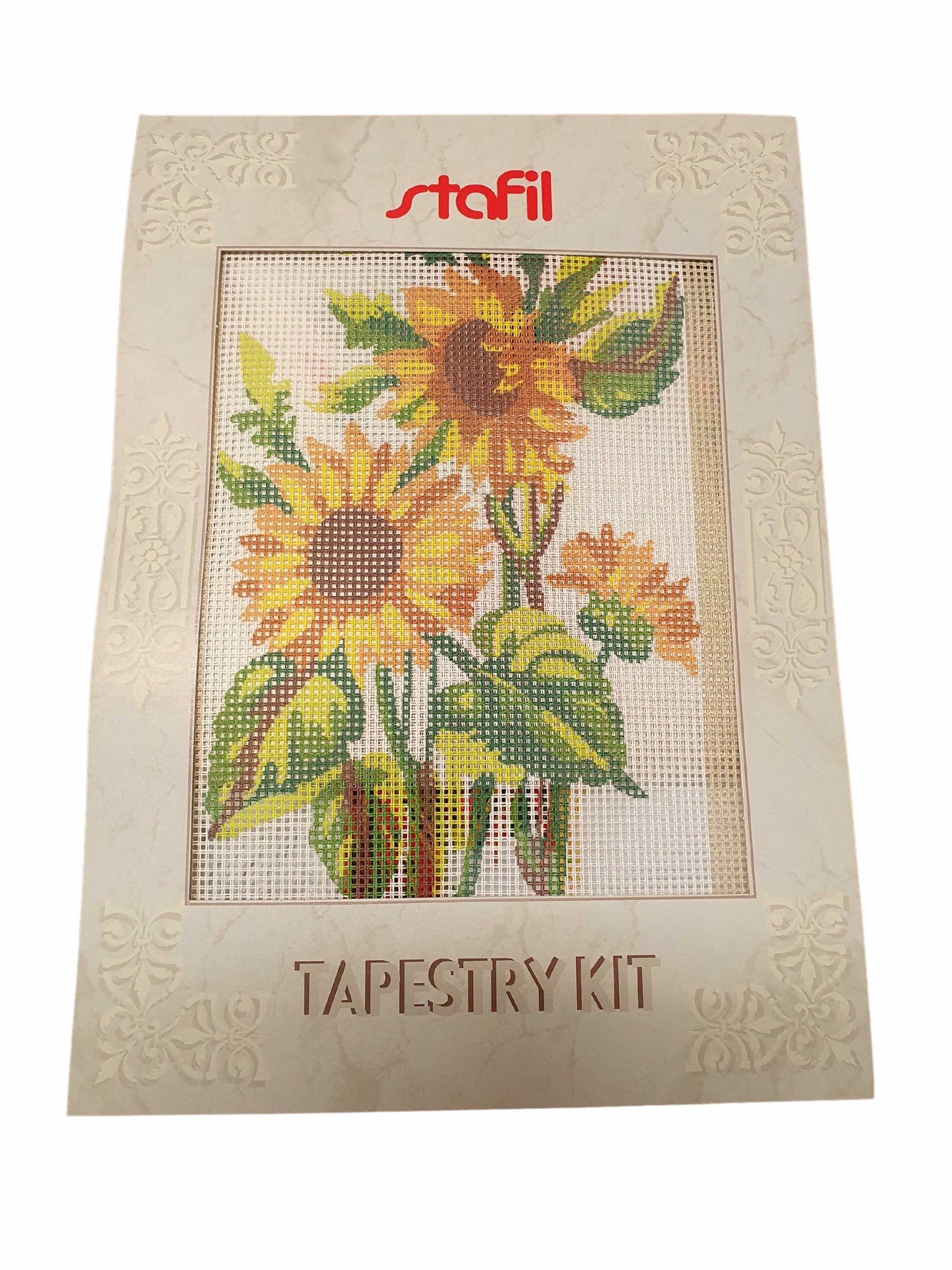 Kit da ricamo per principianti e adulti, 4 set di kit per punto croce prestampato con fiori, gamma completa di kit per ricamo con istruzioni, telaio da ricamo in bambù, fili colorati Kit da ricamo per principianti e adulti, 4 set di kit per punto croce prestampato con fiori, gamma completa di kit per ricamo con istruzioni, telaio da ricamo in bambù, fili colorati