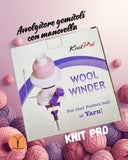 Avvolgifilo Manuale KnitPro per Avvolgere in Gomitoli le tue Matasse