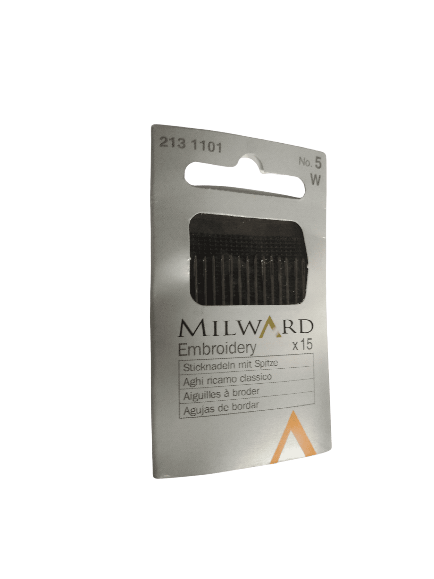 Aghi da Cucito Ricamo Classico Cruna Lunga Milward Acciaio Cartina Intera 6 Misure 