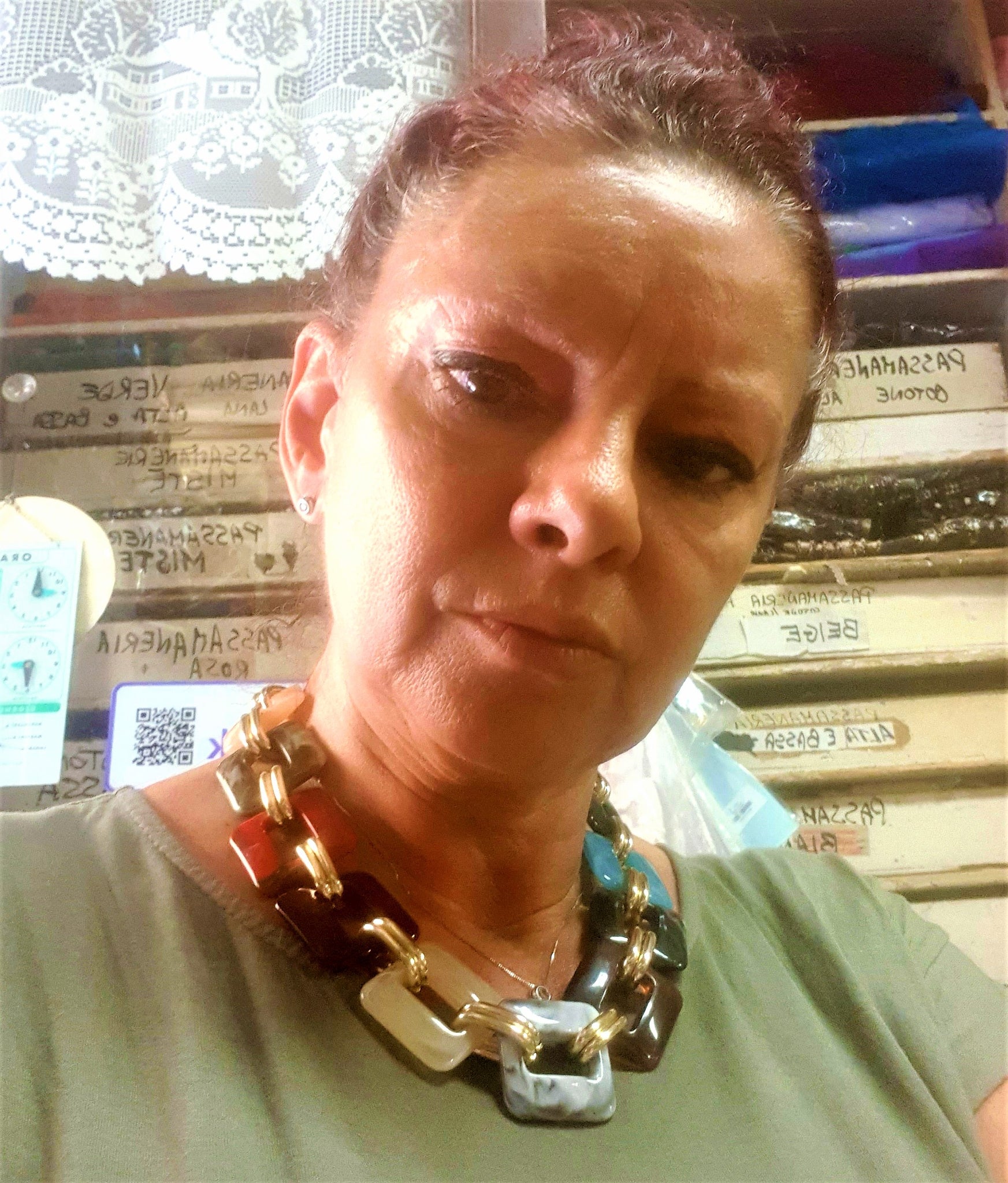 Manici Borse A Catena In Resina Marmorizzata - 45cm Con Moschettoni Oro 2.5cm Per Borse Fai Da Te - Foto 8