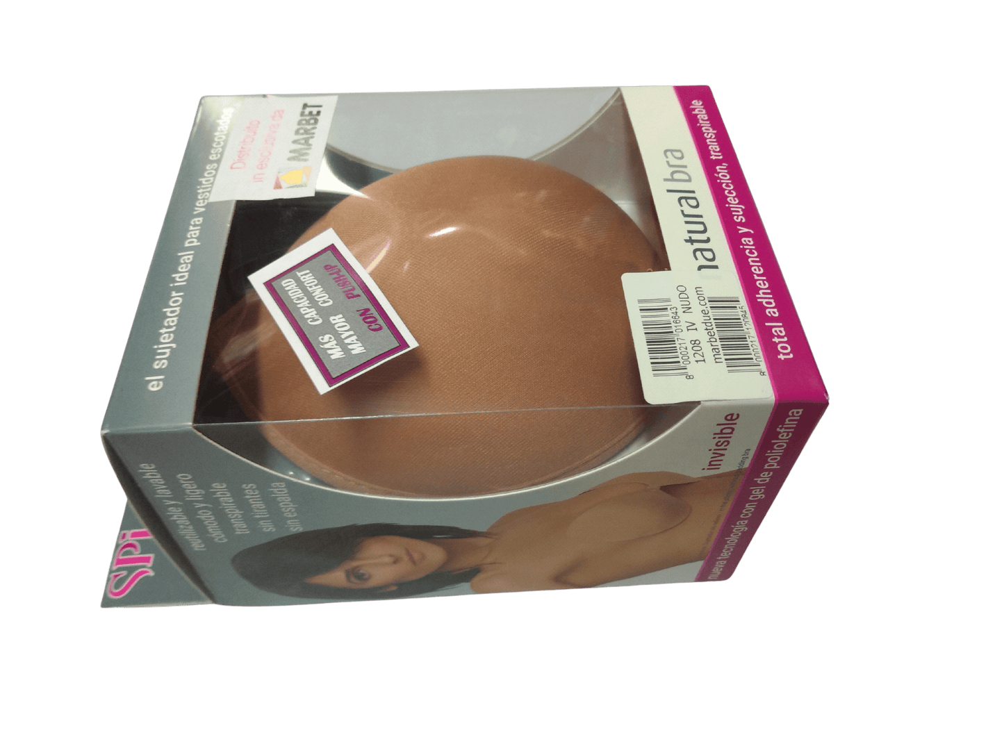 Marbet Natural Bra Reggiseno Adesivo solo Coppe con Effetto Push Up 