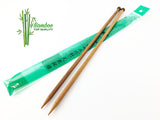 Ferri per Maglia in Bamboo Naturale, Confezione 1 Coppia, 11 misure