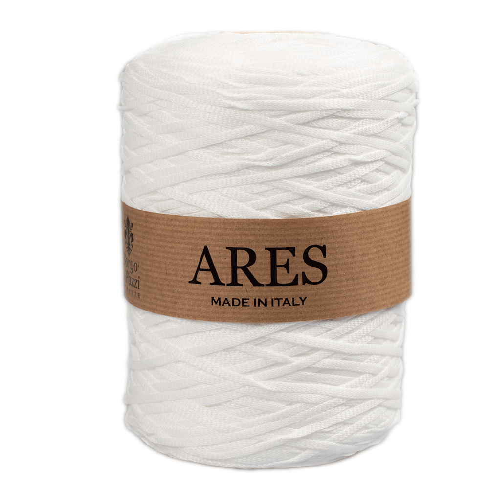 Filo Da Cucire Mez Tre Cerchi - Cotone 100%, Numero 50, 300 Yds (274mt), Bianco