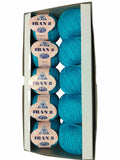 Scatola di Filato di Cotone Egiziano Iran per Uncinetto n°8 in Confezione da 500gr 12 Colori