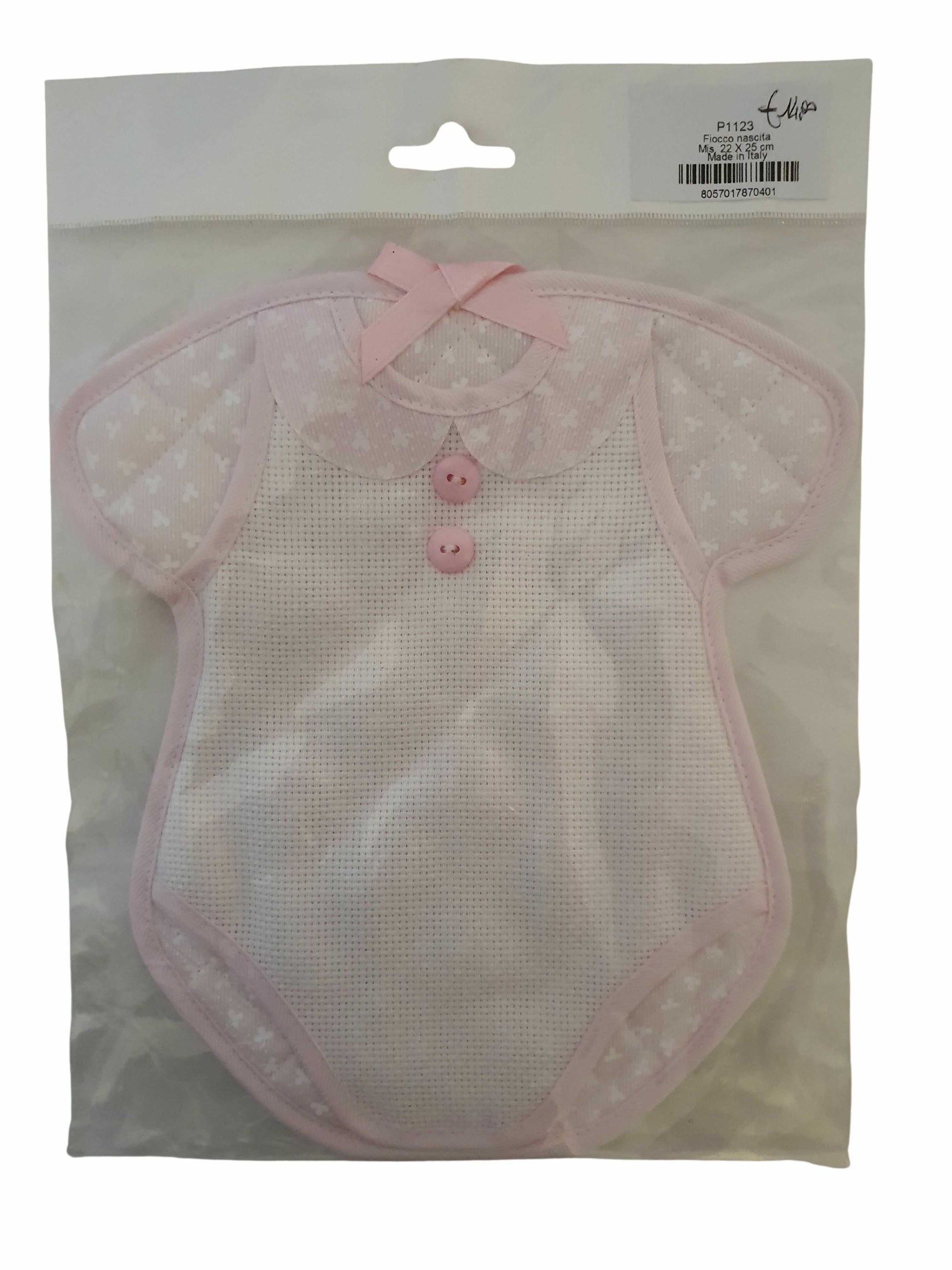 Filet Agofil Coccarda Fiocco Nascita da Ricamo Punto Croce, per Ricamare Nome Neonato