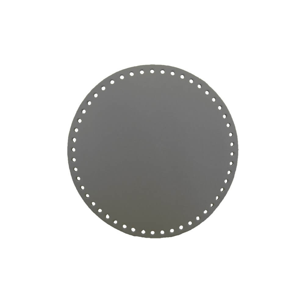 Fondo in Similpelle Rotondo 22 cm per Borse Hand Made 4 Colori Mas