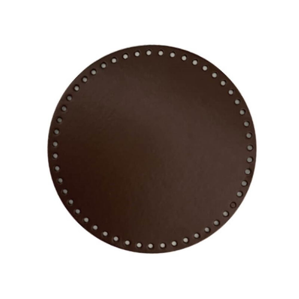 Fondo in Similpelle Rotondo 22 cm per Borse Hand Made 4 Colori Mas