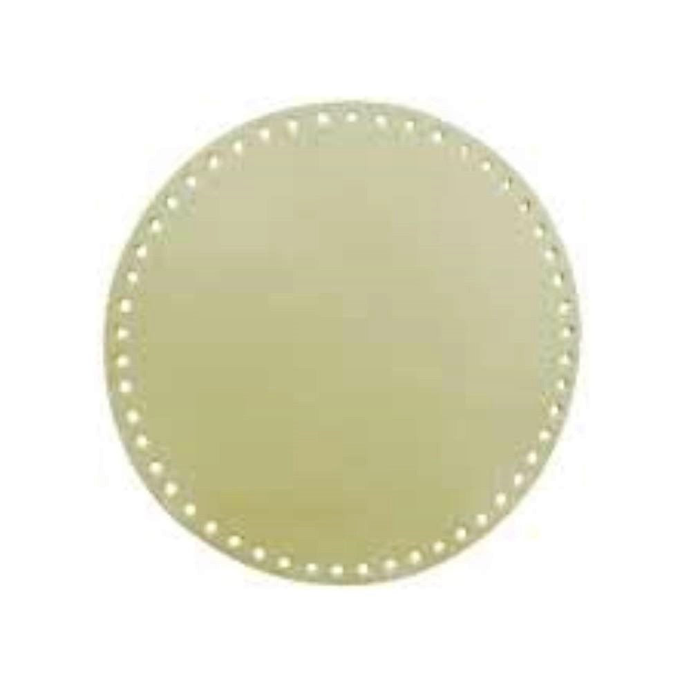 Fondo in Similpelle Rotondo 22 cm per Borse Hand Made 4 Colori Mas
