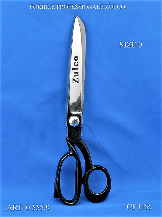 Forbice da Sartoria Zulco Professionale per Sarto Acciaio Temperato Misura 9
