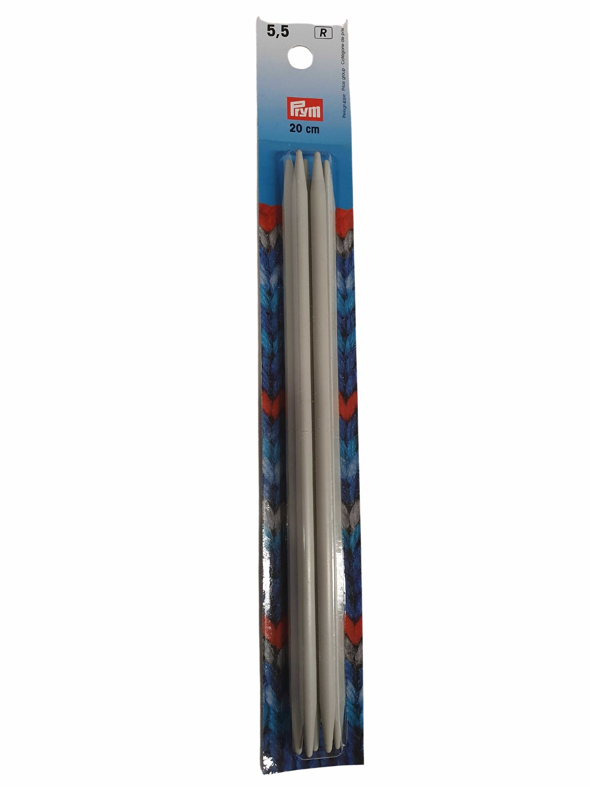 KnitPro Ferri A Doppia Punta Mindful 20 Cm X 12 Mm – Set Da 5 Aghi In Acciaio Inox Con Parole Ispiratrici Per Maglieria Consapevole