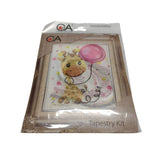 Kit Punto Croce Per Bambini - 6 Schemi Animali, Filo Da Ricamo, Cerchi E Aghi, Ideale Per Portachiavi - Foto 4