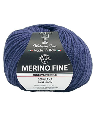 Confezione di Lana Merino Fine Tre Sfere 100% Naturale, 500 Grammi, 10 Gomitoli, Colore Avio
