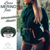 Confezione di Lana Merino Fine Tre Sfere 100% Naturale, 500 Grammi, 10 Gomitoli, 16 Colori
