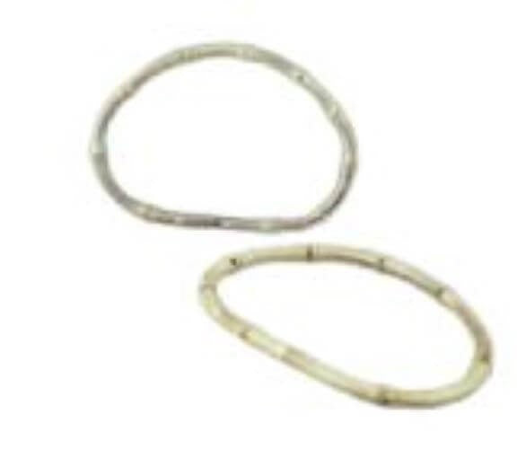 Manici Bamboo 11 x 17 cm Borsa Pochette Fai da Te Uncinetto Tre Sfere