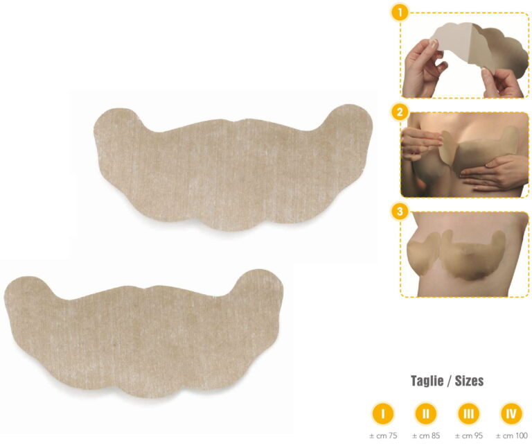 Reggiseno Autoadesivo Traspirante Marbet 4 Taglie Colore Nudo