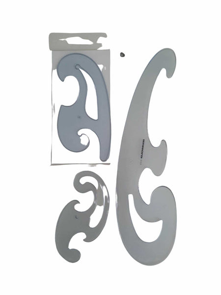 Set 6 Pezzi Curve Francesi E Righelli - Per Disegno Tecnico E Artistico - Foto 7