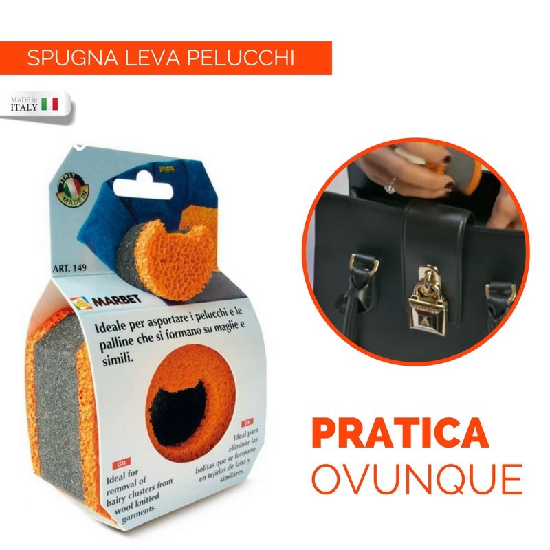 Spugna Asporta Palline e Pelucchi Marbet 149 + Spugnetta Portatile