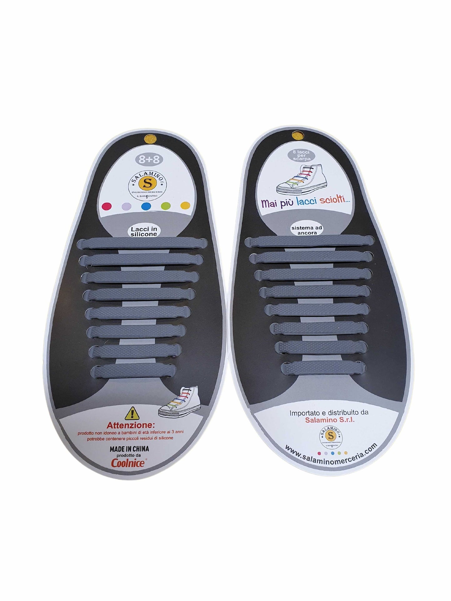 Lacci per Scarpe in Silicone Stringhe da Non Allacciare 13 Colori