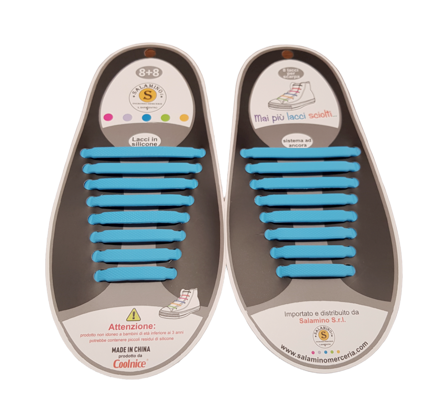 Lacci per Scarpe in Silicone Stringhe da Non Allacciare 13 Colori