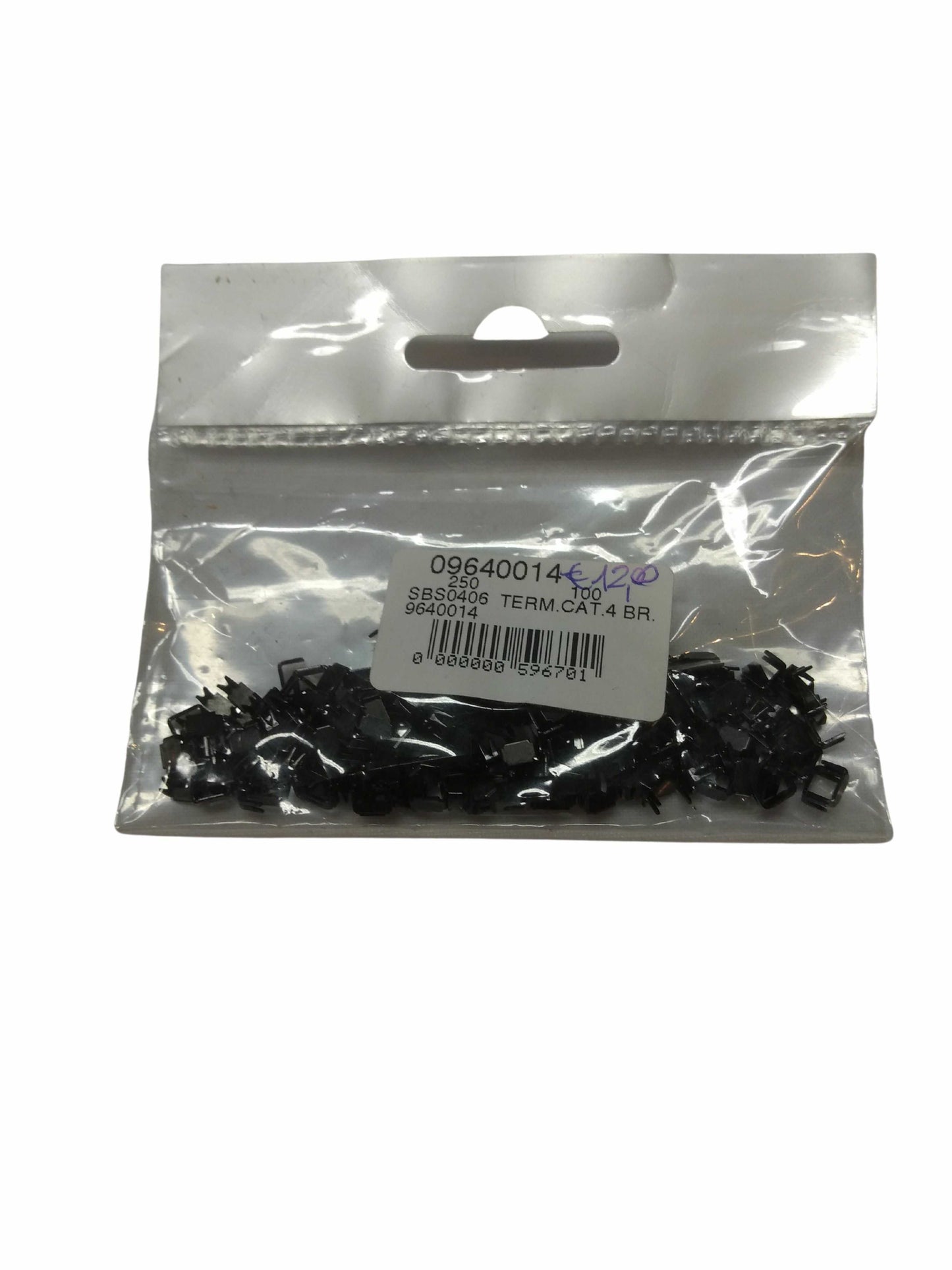 Terminali in Metallo per Cerniere Non Divisibili Confezione 250 Pezzi