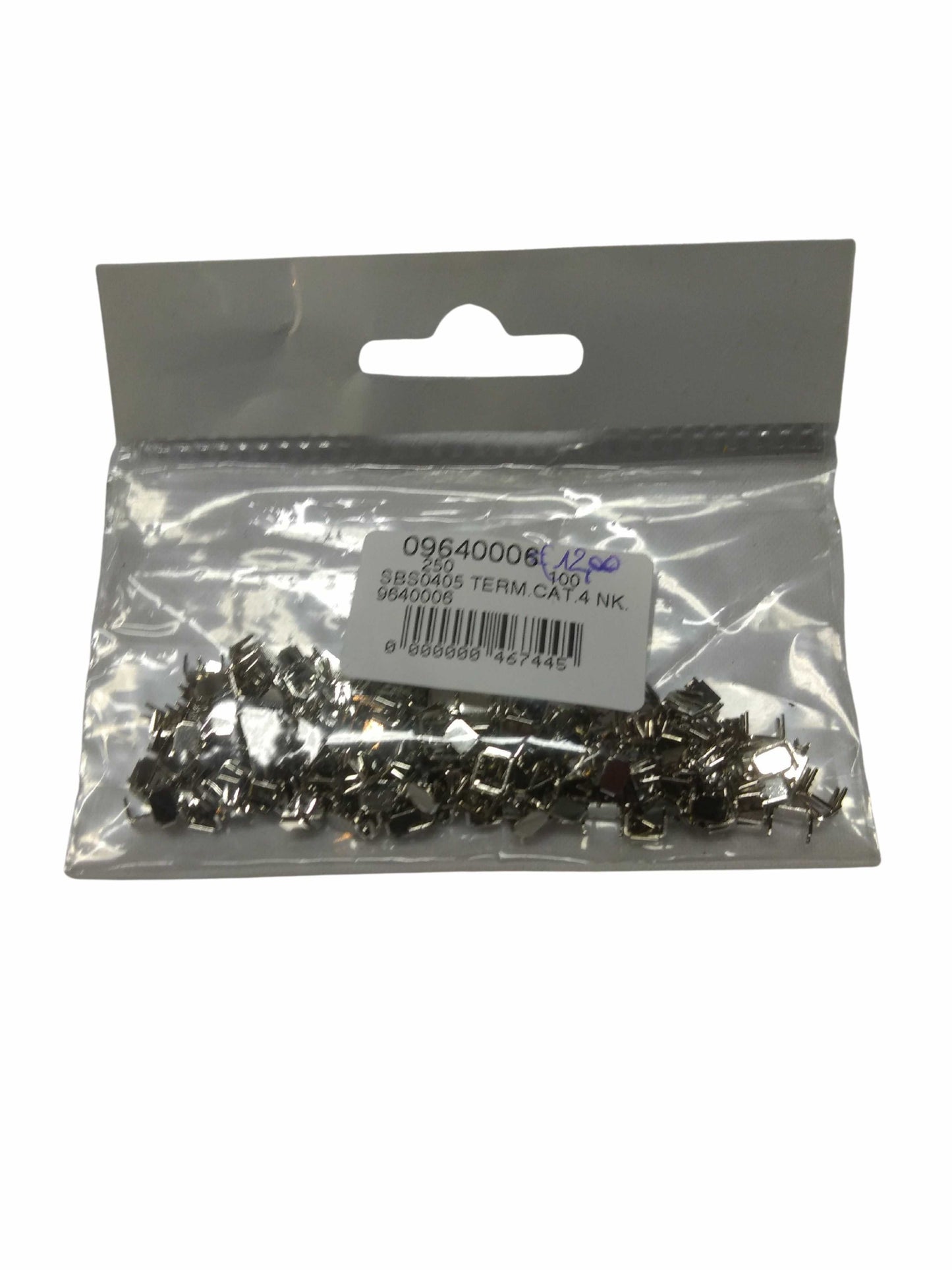 Terminali in Metallo per Cerniere Non Divisibili Confezione 250 Pezzi