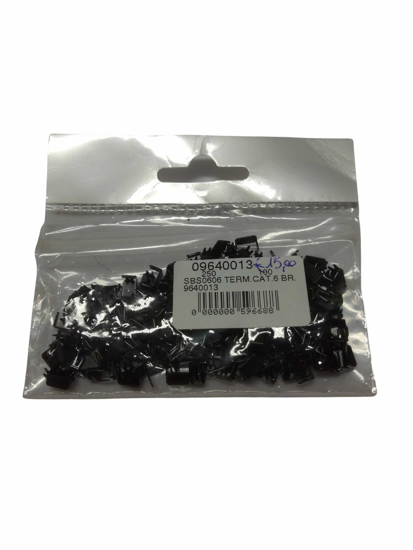 Terminali in Metallo per Cerniere Non Divisibili Confezione 250 Pezzi