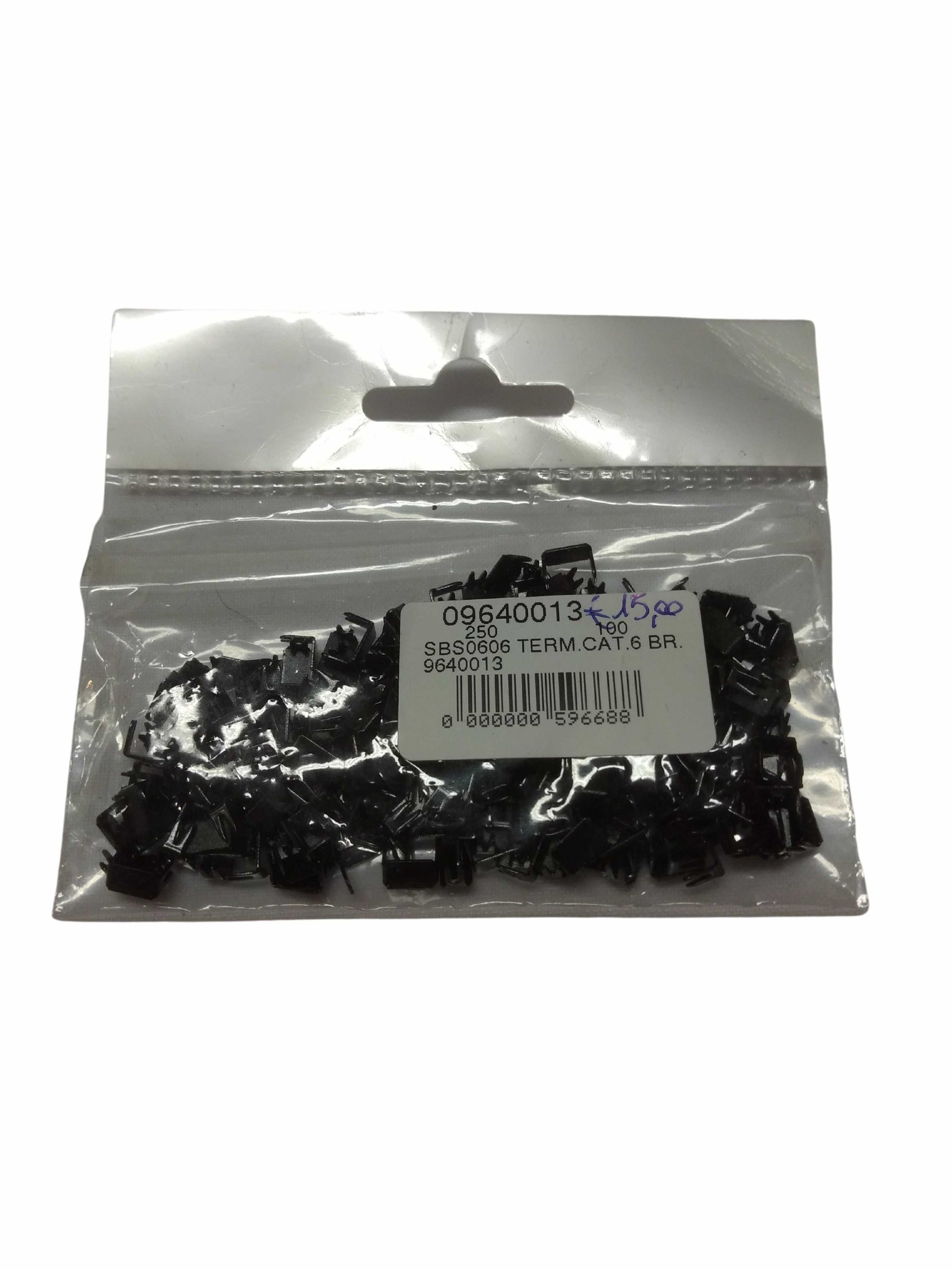 Terminali in Metallo per Cerniere Non Divisibili Confezione 250 Pezzi