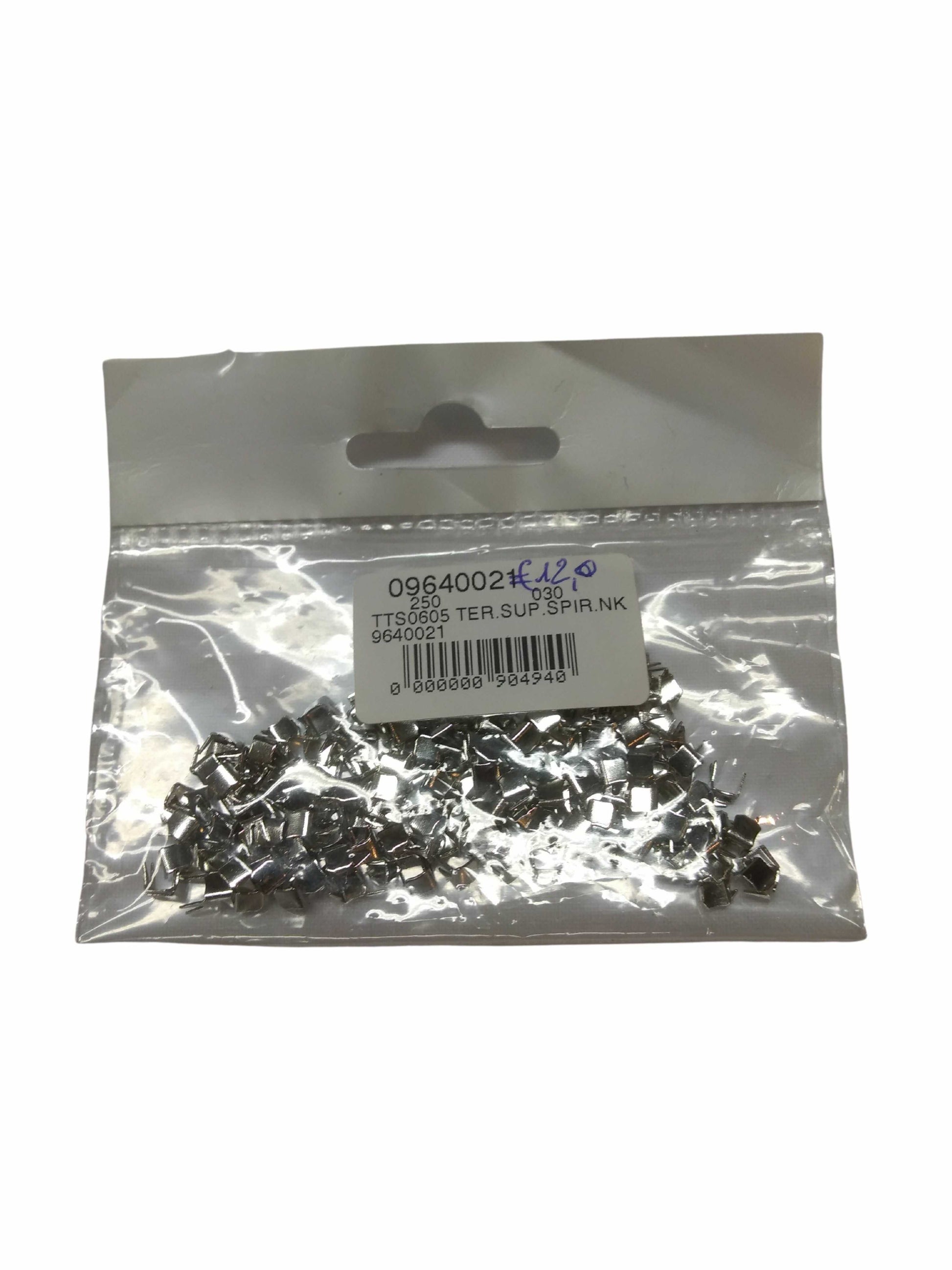 Terminali Superiori in Metallo Cerniere a Spirale Confezione 250 pezzi