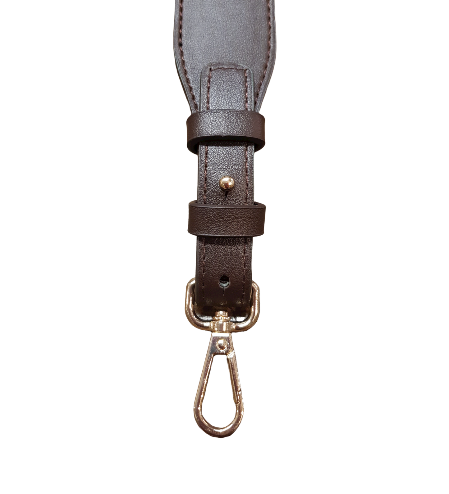 Tre Sfere Tracolla in Similpelle per Borse Fai da Te con Moschettone Oro Lunghezza 80 cm