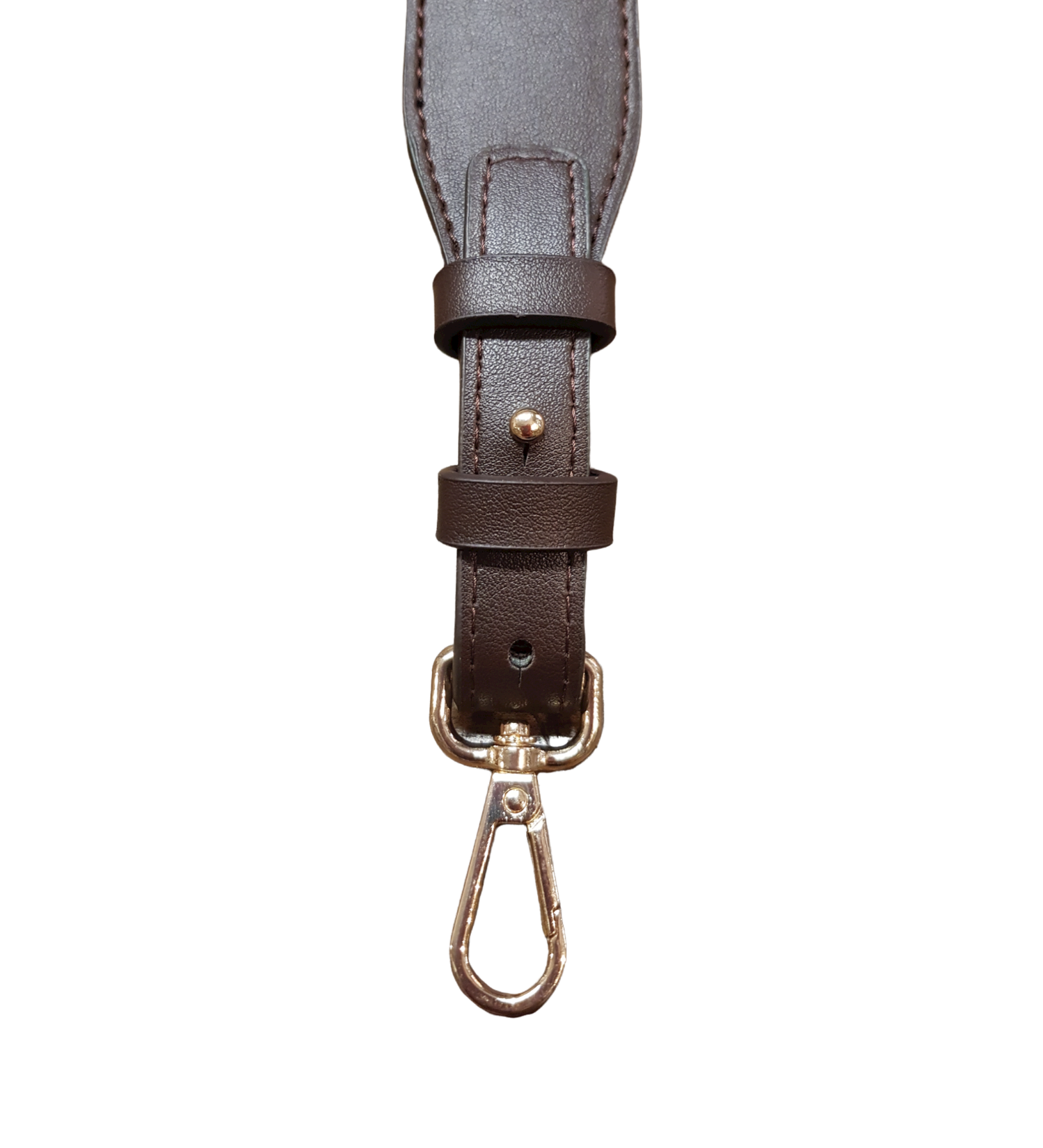 Tre Sfere Tracolla in Similpelle per Borse Fai da Te con Moschettone Oro Lunghezza 80 cm