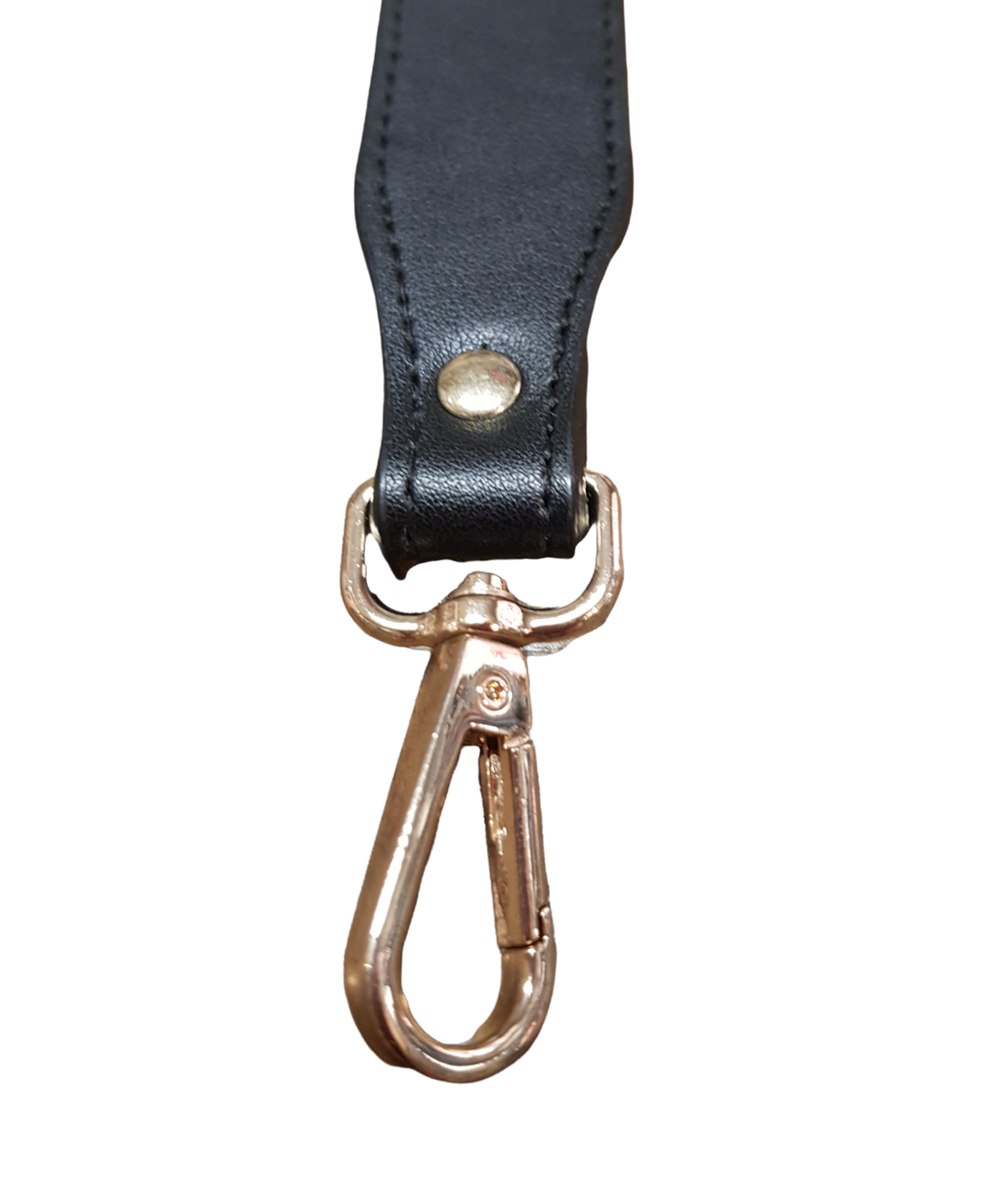 Tre Sfere Tracollina a mano in Similpelle per Borse Fai da Te con Moschettone Oro Lunghezza 37 cm