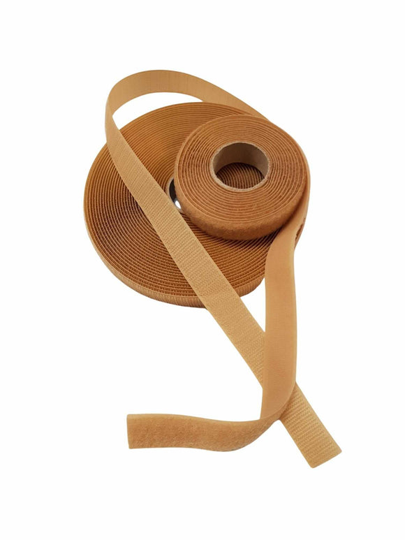 Velcro Beige Altezza 2 cm da Cucire pezza da 1 mt Maschio Femmina